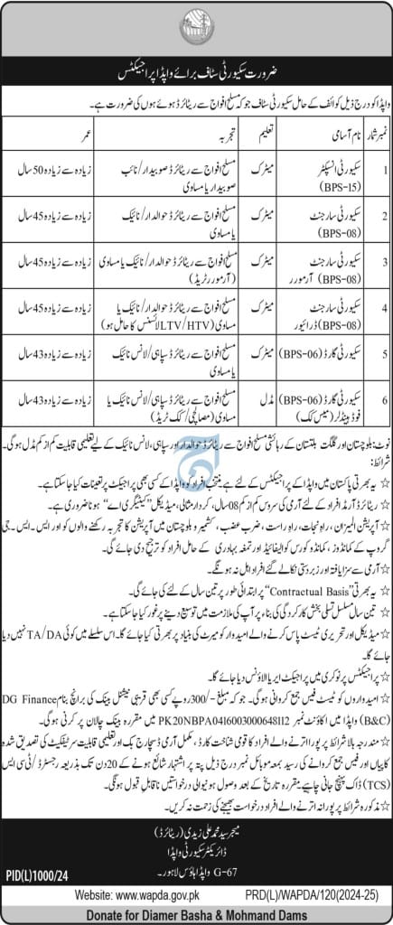 WAPDA Jobs 2024 - Jobs in Lahore