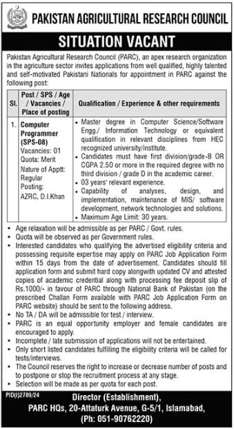 Computer Programmer Jobs at PARC 2024