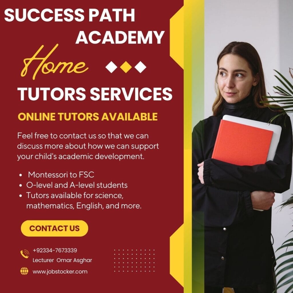 Teaching Jobs in Islamabad - Home Tutors - Online Tutors 