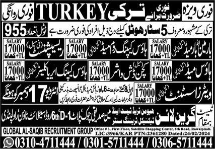 Jobs In Turkey