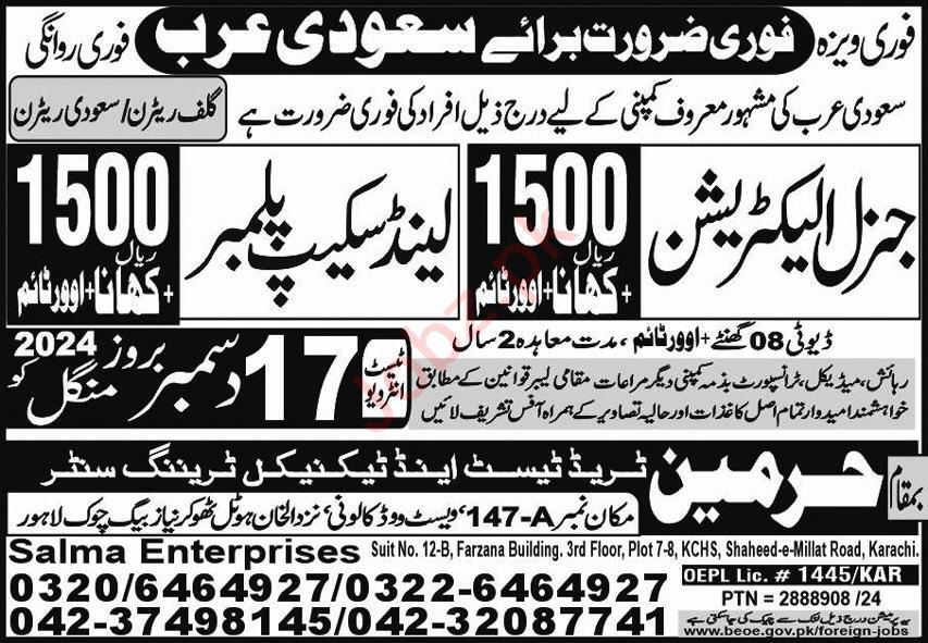 Saudi Arabia Jobs 2024