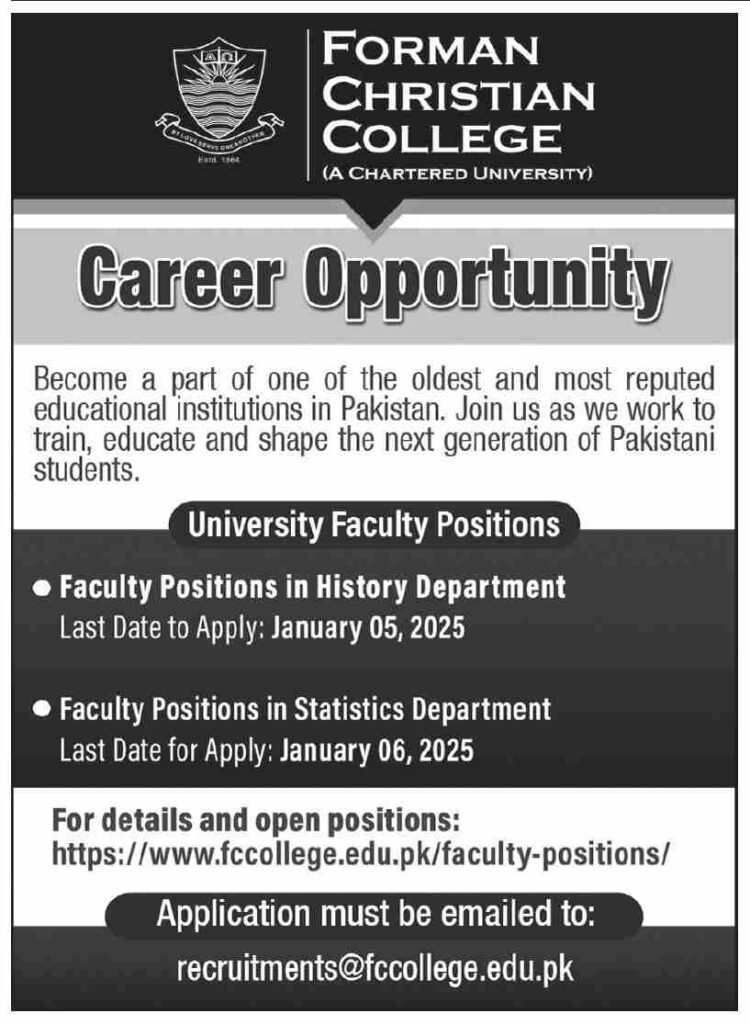 Faculty Staff Jobs 2024