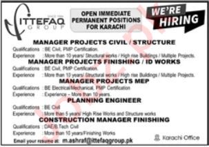 Jobs in Karachi – Managerial and Engineering Positions Advertisement